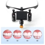 2.5.0X-6.0X Dental Medical Surgical Ergo Binocular Loupes /5W Led Head Light. Fixed Price $158.39.