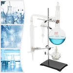 1000ML Distillation Apparatus Kit Chemistry Lab Essential Oil Distilling Glass. Fixed Price $86.18.