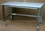 Metro, Uline Stainless Steel Mobile Lab Cleanroom Table Frame, 60L X 30W 34H. Fixed Price $1125.00.