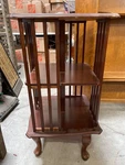 Antique Edwardian Style Mahogany Revolving Bookcase. Fixed Price $425.00.