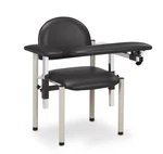 Clinton Sc Series Padded Blood Drawing Chair With Arms 6050-U Black. Fixed Price $499.00.