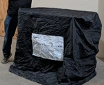 Mizuho Osi Black Waterproof Dust Cover For Modular Table System Equipment Cart. Fixed Price $24.99.