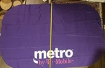 Metro By T-mobile Table Cloth 10.5 X 7FT. Fixed Price $65.00.