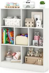 7-SECTION Kids Toy Storage Organizer & Bookshelf For Playroom Nursery. Fixed Price $81.99.