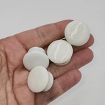 Lot 4 Antique White Porcelain 1" Cabinet Knob Furniture Drawer Door Pull Vintage. Fixed Price $29.99.