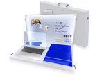 Worky 15-IN-1 Home Office Portable Workstation Desk With Built-in Storage, 3..... Fixed Price $69.62.