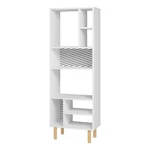 Manhattan Comfort Essex 8 Shelves Engineered Wood Bookcase White/zebra. Fixed Price $204.19.