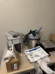 Hovertech Hovermatt AIR200G Patient Transfer System Pump With Cart. Fixed Price $200.00.