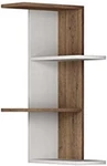 Ada Home Cor Bowcott Wall Shelf, 17'' X 33'' 8'', White & Light Walnut. Fixed Price $90.99.