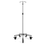 Iv Poles Stands Portable Rolling 2 Hook 5 Legs Adjustable Height With Brake. Fixed Price $114.98.