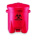 Eagle Mfg 943BIO Biohazard Step Waste Can, 6 Gallon Capacity, Polyethylene,. Fixed Price $85.29.