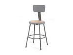 Nps 6224B 6200 Series Heavy Duty Steel Stool With Backrest - Supports 500. Fixed Price $95.99.