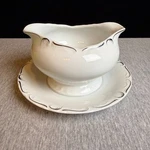 Modern China & Table Institute Simplicity 5160-B Gravy Boat Attached Underplate. Fixed Price $19.99.