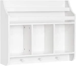 Bookshelf With 3 Cubbies & Hooks - Nook Wall For Kids' Rooms. Fixed Price $74.67.