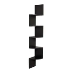 Danya XF11035BK Large 5-TIER Corner Floating Wall Shelf Unit, Black. Fixed Price $58.61.