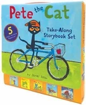 Pete The Cat Take-along Storybook Set: Box Of 5 Books, James,dean, Kimbe. Fixed Price $5.80.