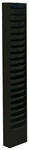 Durham 411-08, Black Large 20 Pocket Literature Rack, 13.25"X4.13"X58". Fixed Price $233.58.