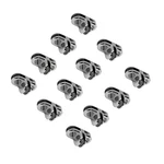 50 Pieces Chrome 3-WAY Metal Glass Display Connector 3/16 Inch Thick Cube. Fixed Price $99.77.