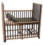 Mjm Pediatric Medical Crib Hospital Baby Wood Tone. Fixed Price $1250.00.