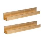 Kate And Laurel Levie 24 Inch 2-PACK Wood Floating Wall Shelf Picture Frame Hold. Fixed Price $63.99.