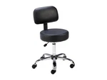 Lorell Pneumatic Height Stool W/back 24"X24"X36" Black 69511. Fixed Price $128.99.