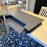 Ergotron Assembled Workfit-tl Sit Stand Desktop Workstation, Dual Monitor Taa. Fixed Price $138.00.