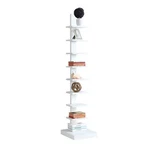 Standing Bookshelf With Vertical Spine Design For Small Spaces, New. Fixed Price $159.00.