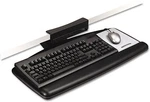 AKT65LE Tool-free Install Knob Adjust Keyboard Tray With Platform, Black. Fixed Price $223.96.