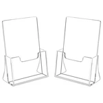 Hiimiei Brochure Holder Inches, Acrylic Flyer 8.5''X5.5'', Clear. Fixed Price $33.50.