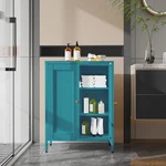 Cofar Bathroom Floor Cabinet,metal Storage CABINET,2 Adjustable Shelves For Home. Fixed Price $79.99.