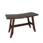 Decoteak Shower Bench 28 Inch Waterproof Wooden Seat For Inside. Fixed Price $257.43.