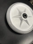 Lot Of 8 Stryker Stretcher Standard Wheel Grey. Fixed Price $450.00.