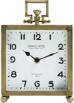 Gold Table Clock, Silent Non-ticking Classic Battery Operated Decorative Mantel. Fixed Price $81.99.