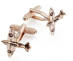 Rose Gold Spitfire Cufflinks From Onyx Art Presentation Gift Box - CK1142. Fixed Price $18.73.