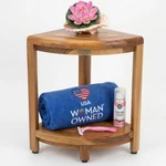 Decoteak Corner Shower Shelf 2 Tier Waterproof Bathroom Storage Org. Fixed Price $148.60.
