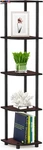 Furinno Turn-n-tube Corner 5-TIER Bookshelf, Open Storage Shelves,. Fixed Price $51.76.