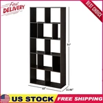 12 Cube Shelf Bookcase Functional Ftorage Wood Composite Living Room Espresso Us. Fixed Price $125.72.