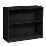 The Hon S30ABCP Metal Bookcase 34.5" Black Steel 2 Shelves. Fixed Price $387.40.