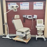 Exam Table Chairs For Sale Electric Hydraulic Umf 5020 With Creme Upholstery. Fixed Price $2710.00.