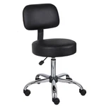 Black Caressoft Medical Stool With Back Cushion B245-BK Included.. Fixed Price $148.31.