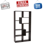 Mainstays Modern 8-CUBE Bookcase, Espresso Wood Bookshelf, Storage Display. Fixed Price $76.59.