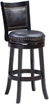 Bristol 29" Black Swivel Bar Stool - Chic Comfort Your Space. Fixed Price $183.99.