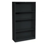 The Hon S60ABCP Metal Bookcase 34.5"X12.6"X59" Black Steel Shelves. Fixed Price $560.35.