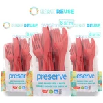 Preserve Red Reusable Plastic Cutlery Set 8 Packs 3. Fixed Price $30.99.