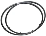Pair 24" Drive Sentra Wheelchair Vinyl Coated Hand Rims For Rear 8 Screw. Fixed Price $36.99.