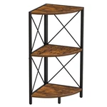 Snughome Corner Shelf With Metal Frame, 3 Tier Rustic Storage Organize.... Fixed Price $51.56.