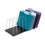 Huron Steel Wire Adjustable Vertical 8-SLOT Desk File Binderorganizer Storage. Fixed Price $36.04.