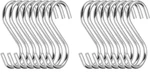 20 Pack 2.75 Inch Hooks Stainless Steel Shaped Heavy Duty 22LBS Kitchen. Fixed Price $9.98.