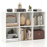 Costway 6-CUBE Bookcase Modern 3-TIER Storage Organizer Horizontal. Fixed Price $83.99.