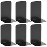 Black Metal Bookends, Heavy Duty For Shelves, 3 Pairs, Stopper. Fixed Price $26.06.
